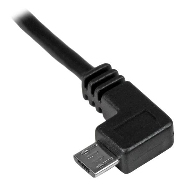 StarTech.com USB 2.0 A to Micro-B Angled Charge-and-Sync Cable