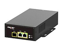 Hanwha Techwin America SPO-8315 83W IEEE802.3AF-AT PoE Plus SFP Slot Injector