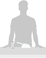 Rubbermaid Commercial Products Bouncer Ice Scoop 32 Ounce Clear for Ingredient Bins or Freezer Small Plastic 32-Ounce