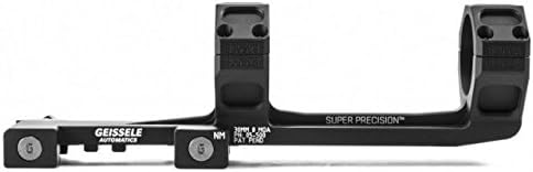 Geissele Super Precision High-Power 30MM, 1.3in Height, 10MOA, Black, 05-500B