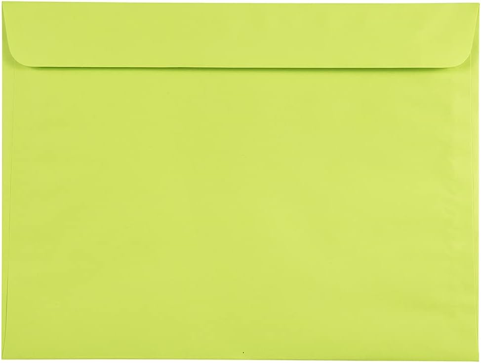 JAM Paper 9 x 12 Booklet Envelopes with Gummed Seal
