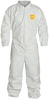 PB125SWH4X0025 4X White 12 mil ProShield Chemical Protection Coveralls (25 Each)
