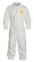 PB125SWH4X0025 4X White 12 mil ProShield Chemical Protection Coveralls (25 Each)