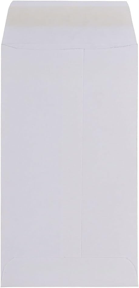 JAM PAPER Open-End Coin Envelopes - 24 lb Paper