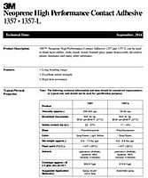 3M NEOPRENE HIGH PERFORMANCE CONTACT ADHESIVE 1357, GRAY-GREEN, 5 GALLON POUR SPOUT DRUM (PAIL)