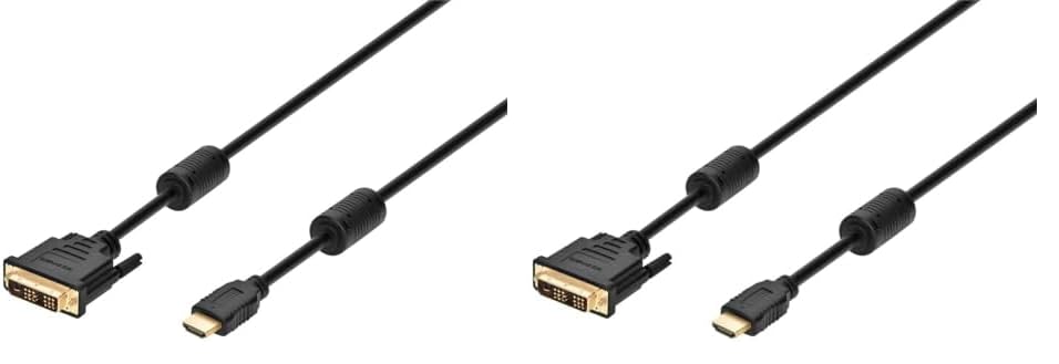 MONOPRICE HDMI to Single Link DVI-D Adapter Cable with Ferrite Cores