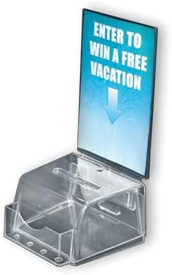 Azar 206006 5-1/2-Inch W by 5-Inch D by 3-1/2-Inch H Promo Box with Business Card Pocket