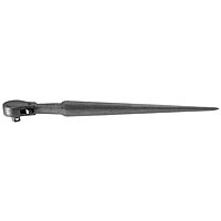 Klein Tools 3238 Ratcheting Wrench, Construction Spud Wrench, 1/2-Inch Drive, Forged From Alloy Steel