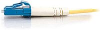 C2G Legrand Fiber Optic Ethernet Cable, Yellow 9/125 LC-LC Duplex Single Mode Fiber Patch Cable, 1 Meter (3.3 Foot) PVC Coated Fiber Optic Ethernet, 1 Count, C2G 29191
