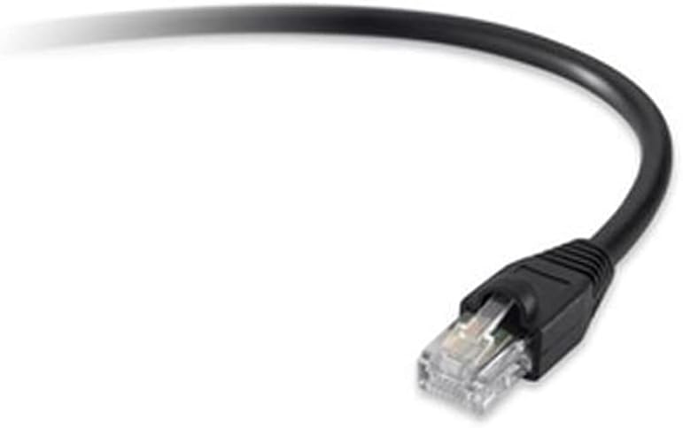 Unirise USA LLC Cat5e Shielded Gigabit Ethernet Patch Cable Utp Black Snagless 5ft