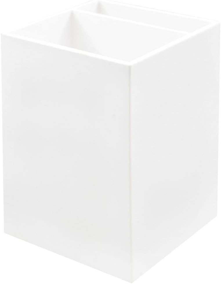 JAM PAPER Plastic Pen Holder - Desktop Pencil Cup