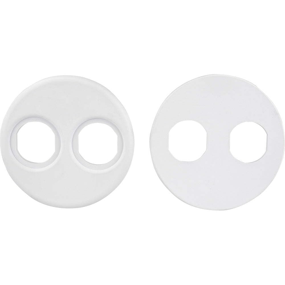 Sea-Dog 4" Gauge Power Socket Adapter Mounting Plate - White