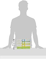 Scholastic Teacher's Friend Schedule Cards Pocket Chart Add-ons, Multiple Colors - Chart not included (TF5405) (Pack of 3)