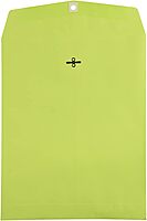 JAM PAPER 10 x 13 Open-End Catalog Envelopes with Clasp Closure