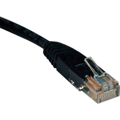 Tripp Lite (N002-001-BK) 10-Pack 1-Ft Black RJ-45 Male to RJ-45 Male Cat5e UTP Network Patch Cable