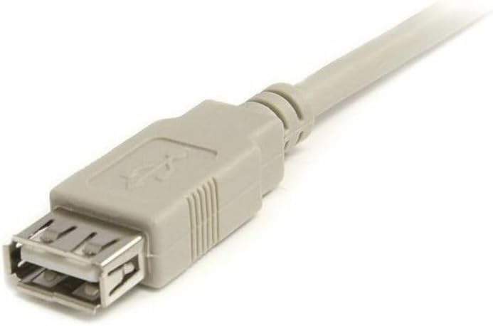 StarTech.com USB 2.0 Extension Cable A to A - USB extension cable - USB (M) to USB (F) - 10 ft - molded - beige (USBEXTAA10)