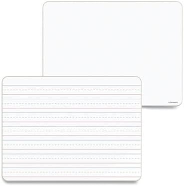 U Brands Double-Sided Dry Erase Lap Board, 12 x 9 in, White Surface, 10/Pack
