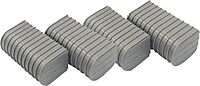 Caliber BunkWrap End Cap 2x6" Grey Accessory Kit w/Stainless Steel Hardware *4-Pack