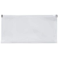 JAM PAPER Plastic Envelopes with Zip Closure