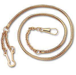 UNIFORM ACCESSORIES Whistle Chain with Button Hook