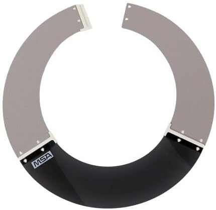 MSA 697410 V-Gard Sun Shield - Standard V-Gard Hat/Full Brim Attachment, Polyurethane Brim Extender, Smoke-Tinted Lexan