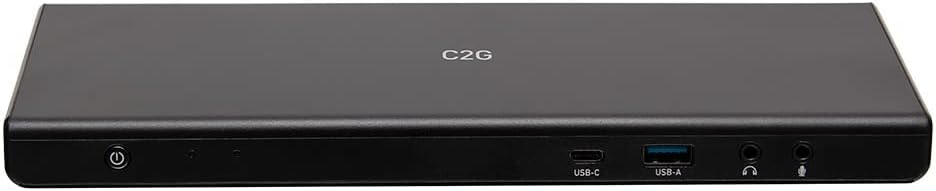 C2G USB-C Docking Station 12-in-1 Triple Display with HDMI, DisplayPort, Ethernet, USB