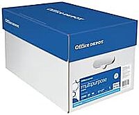 Office Depot Multi-Use Printer & Copy Paper, 5 Reams, White, Ledger (11in x 17in), 2500 Sheets Per Case, 20 Lb, 96 Brightness
