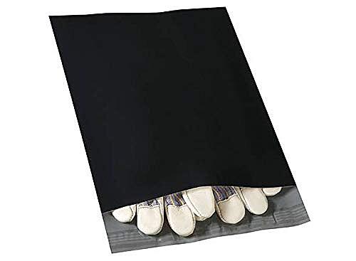 Partners Brand 10in x 13in Poly Mailers, Black, Case Of 100 Mailers