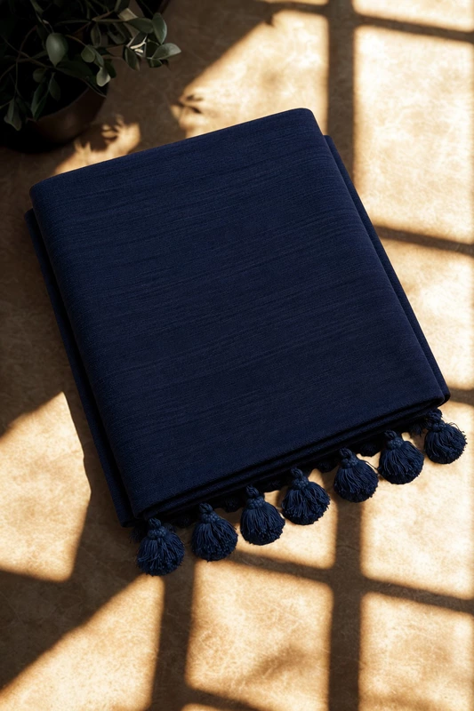 Khadi linen With seperate blouse 2