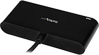 StarTech.com 3 Port USB-C Hub with Gigabit Ethernet & 60W PD Passthrough