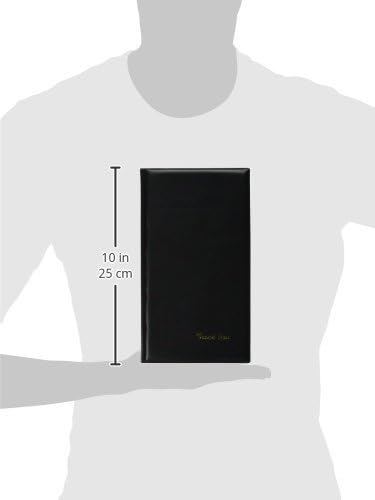 Winco Check Presenter, 6in x 11 1/2in, Black