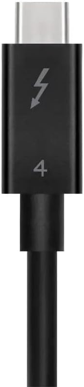Monoprice Thunderbolt 4 Cable - Intel Certified, 40Gbps, 240 Watts Power Delivery, 8K Ultra HD, 1 Meter, Black