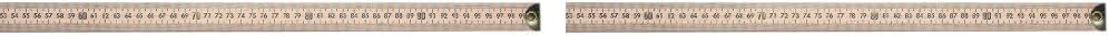 Westcott Wooden Meter Stick with Brass Tips, 39 1/2" (Pack of 2) Wood Pack of 2