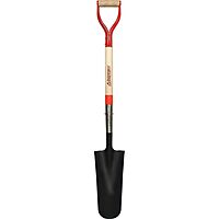 AMES/TRUE TEMPER 47202 Razorback Drain Spade D-Grip Hardwood Industrial Gauge