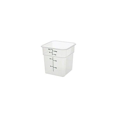 Cambro 4SFSPP190 CamSquare Storage Container, Translucent, 4 qt.,Green