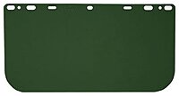 MCR Safety 181541 Safety Face Shield, Universal Impact Universal Resistant Polycarbonate Material, Medium Green