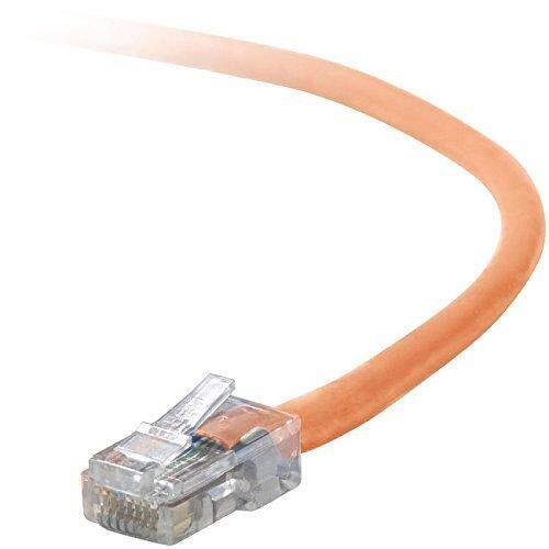 Belkin - Patch cable - RJ-45 (M) - RJ-45 (M) - 3 ft - UTP - CAT 5e - orange - B2B - for Omniview SMB 1x16, SMB 1x8