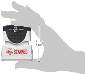 ACCU-STAMP2 Pre-Inked Shutter Message Stamp with Microban