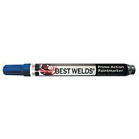BEST WELDS 900-PAINTMKR-BLU - Prime-Action Paint Marker, Reversible Chisel/Bullet Tip, Blue, 12ct