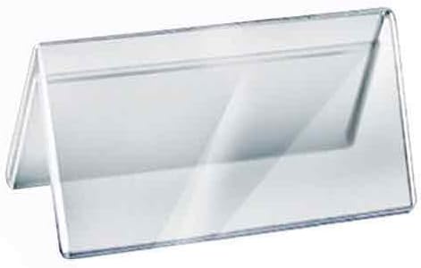 Azar Displays Acrylic Two-Sided Nameplates (Pack of 10)