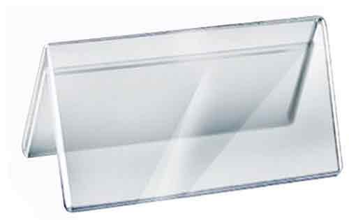 Azar Displays Acrylic Two-Sided Nameplates (Pack of 10)