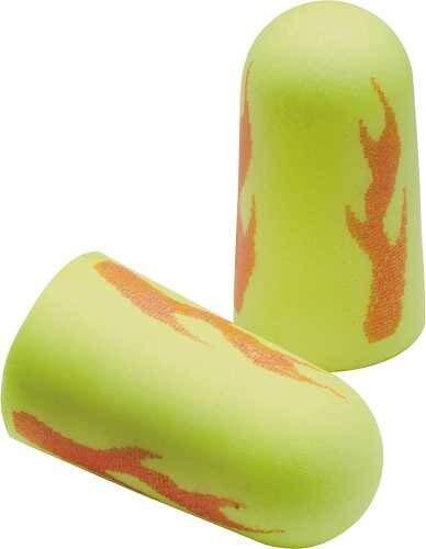 E·A·Rsoft Blasts Earplugs, Uncorded, Foam, Yellow Neon/Red Flame, 200 Pairs