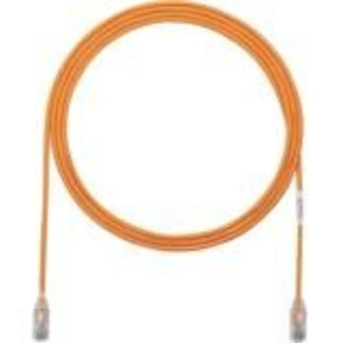 Panduit TX6-28 UTP28SP15OR Cat 6 Patch Cord, 28 AWG, 15 ft, RJ45 Connector, Orange