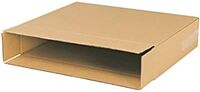 Partners Side-Loading Corrugated Shipping Boxes, 36 x 5 x 48 in, Kraft, Pack of 5
