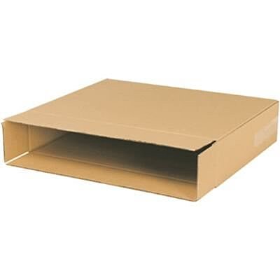 Partners Side-Loading Corrugated Shipping Boxes, 36 x 5 x 48 in, Kraft, Pack of 5