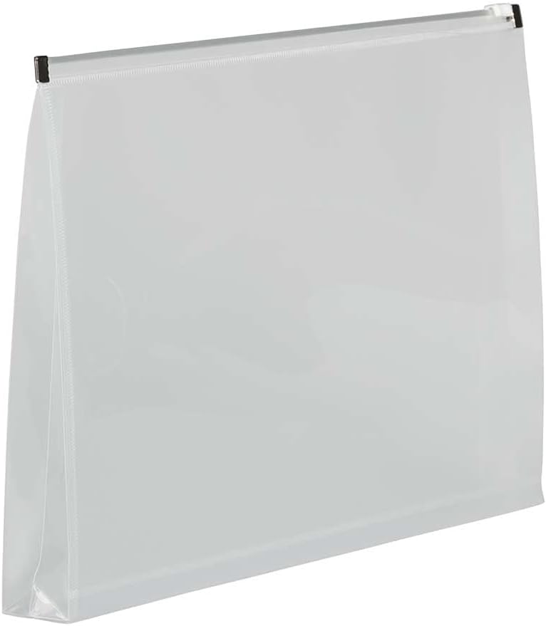 JAM PAPER Plastic Envelopes with Zip Closure