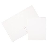 JAM PAPER Laminated Two-Pocket Glossy Presentation Folders - Letter Size