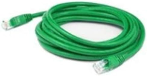 ADDON 8FT GREEN CAT 6 PVC ETHERNET CABLE SNAGLESS BUBBLE BOOT RJ-45 M/M