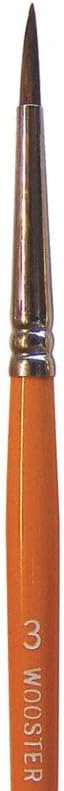 #3 Wooster F1628 Artist Brush Camel Hair Watercolor Pointed Artist Paint Brush