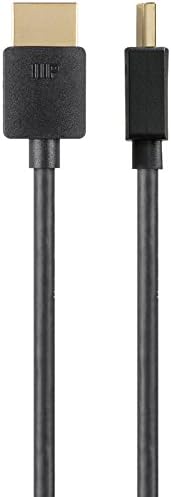 Monoprice High Speed HDMI Cable - 2 Feet - Black| Certified Premium, 4K@60Hz, HDR, 18Gbps